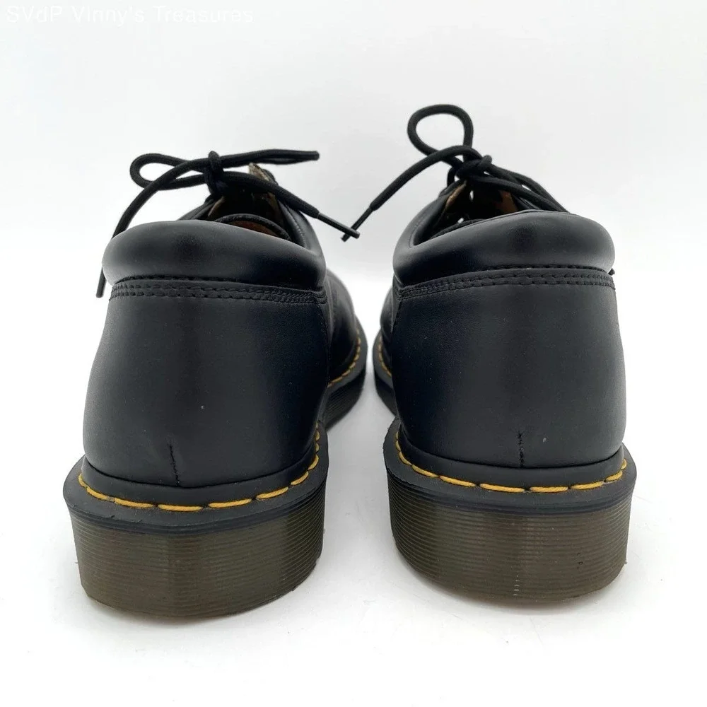 Dr. Martens 11849 3 Eye Oxford Shoes Black Smooth Leather Men's US 12